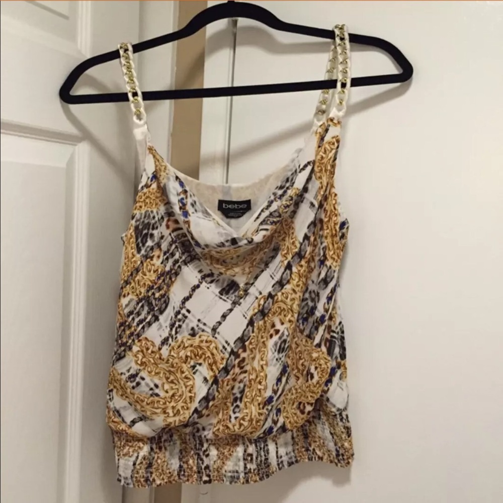 ❤️Bebe Ribbon Chain Top❤️